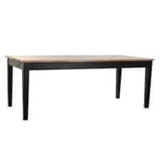 DKD Home Decor Jedilna miza DKD Home Decor Natural Black Metal Mango wood (200 x 90 x 75 cm)