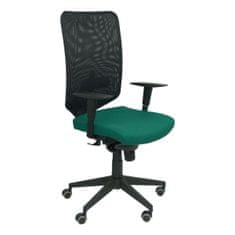 BigBuy Pisarniški stol Ossa črn P&amp;C 944501 Temno zelen
