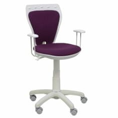 BigBuy Office Chair Salinas P&C LB760RF Young White Purple