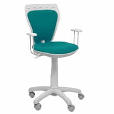 BigBuy Office Chair Salinas P&C BLB39RF Young Emerald Green Turquoise