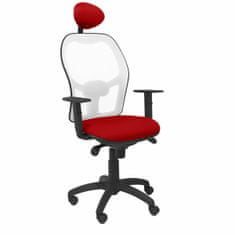 BigBuy Pisarniški stol z naslonom za glavo Jorquera P&amp;C ALI350C Red