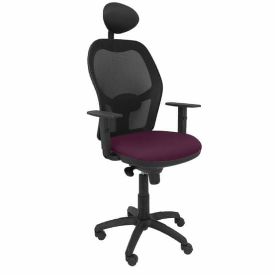 BigBuy Pisarniški stol z naslonom za glavo Jorquera P&amp;C ALI760C Purple