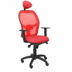 BigBuy Pisarniški stol z naslonom za glavo Jorquera P&amp;C ALI350C Red