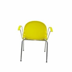 BigBuy Reception Chair Ves P&C 4320AM Yellow (4 uds)