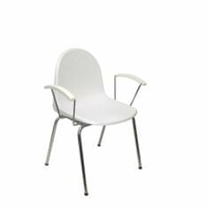 BigBuy Reception Chair Ves P&C 4320BL White (4 uds)