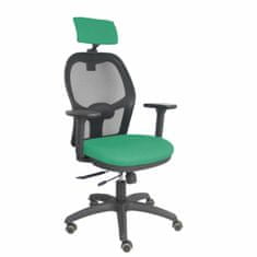 BigBuy Pisarniški stol z naslonom za glavo P&amp;C B3DRPCR Smaragdno zelena