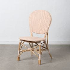 BigBuy Jedilni stol 47 x 54 x 93 cm Natural Beige Rattan