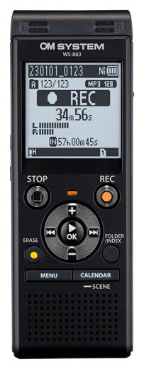 Digitalni diktafon OM SYSTEM WS-883 Black