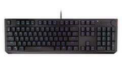 Endorfy gaming tipkovnica Thock Red / USB / rdeča sw. / žična / mech. / ZDA / / / PBT dvojno izrezane tipke / črna RGB