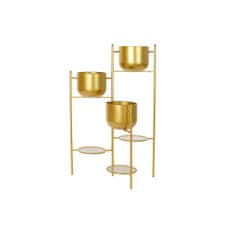 DKD Home Decor Lonček DKD Home Decor Golden Metal (57 x 54 x 96 cm)