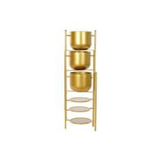 DKD Home Decor Lonček DKD Home Decor Golden Metal (57 x 54 x 96 cm)