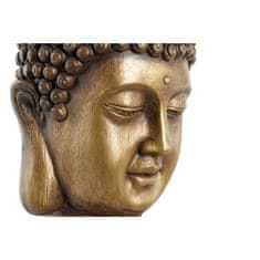 DKD Home Decor Rastlinjak DKD Home Decor iz steklenih vlaken Golden Buddha Oriental (25 x 25 x 36 cm)