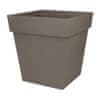 Lonec za rastline EDA Tuscan Taupe Plastic Squared Ø 50 cm (49,5 x 49,5 x 52,5 cm)