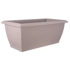 BigBuy Rastlinjak Riviera Jardiniere Evolution 80 x 40 x 32 Taupe Plastic 64 L