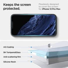 Spigen Spigen Glas.TR EZ Fit - Kaljeno steklo za Apple iPhone 14 / iPhone 13 / iPhone 13 Pro