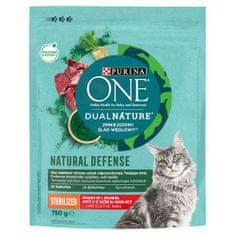 Purina ONE Dual Nature Sterilized z govedino in spirulino 750g