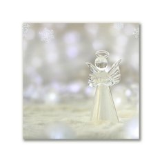 tulup.si Slika na platnu Dobrodošli stekleni angel Ornament 40x40 cm