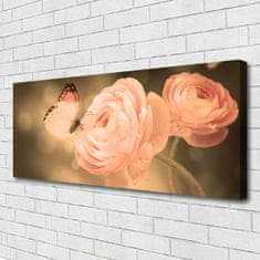 tulup.si Slika na platnu Butterfly roses narava 120x60 cm