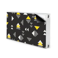 tulup.si Pokrov za radiator PVC Narisani trikotniki 100x60 cm