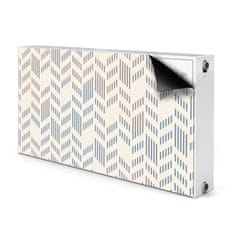 tulup.si Pokrov za radiator PVC Geometrična jelska kost 110x60 cm