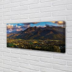 tulup.si Slika na platnu Mountain sunset 125x50 cm