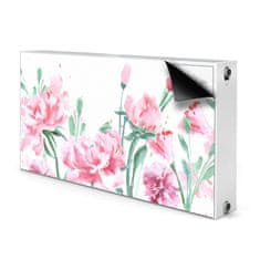 tulup.si Pokrov za radiator PVC Roza cvetje 110x60 cm