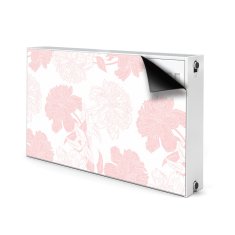 tulup.si Pokrov za radiator PVC Roza cvetje 100x60 cm