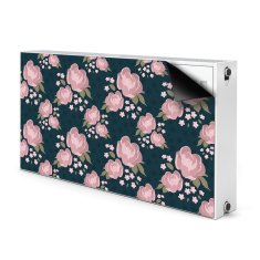 tulup.si Pokrov za radiator PVC Roza cvetje 110x60 cm