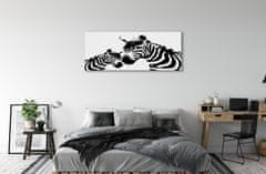 tulup.si Slika na platnu Poslikano zebra 125x50 cm