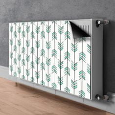 tulup.si Pokrov za radiator PVC Vzorčne puščice 110x60 cm