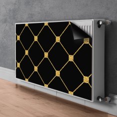 tulup.si Dekoracija za radiatorje Zlati diamanti 100x60 cm