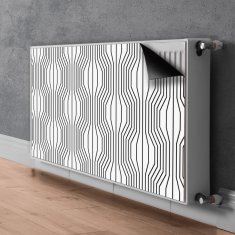 tulup.si Pokrov za radiator PVC Geometrijska iluzija 100x60 cm