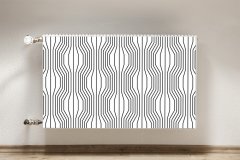 tulup.si Pokrov za radiator PVC Geometrijska iluzija 100x60 cm