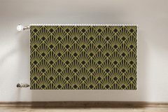 tulup.si Pokrov za radiator PVC Art deco stil 100x60 cm