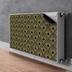 tulup.si Pokrov za radiator PVC Art deco stil 100x60 cm