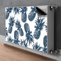 tulup.si Pokrov za radiator PVC Sivi ananas 90x60 cm