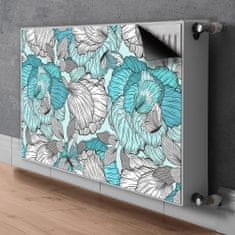 tulup.si Dekoracija za radiatorje Cvetje doodle 90x60 cm