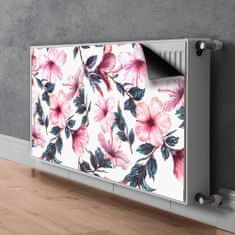 tulup.si Dekoracija za radiatorje Cvetovi hibiskusa 100x60 cm