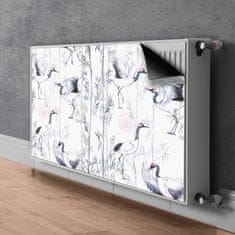 tulup.si Pokrov za radiator PVC Žerjavi plešejo 100x60 cm