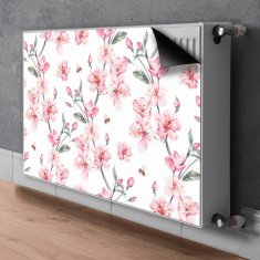 tulup.si Pokrov za radiator PVC Subtilne rože 90x60 cm