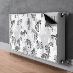 tulup.si Dekoracija za radiatorje Tigri in zebre 100x60 cm