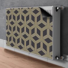 tulup.si Pokrov za radiator PVC Geometrijski vzorec 90x60 cm