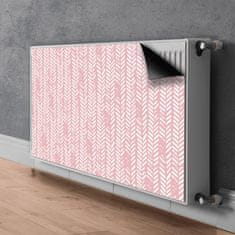 tulup.si Pokrov za radiator PVC Roza jelska kost 100x60 cm