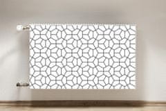 tulup.si Pokrov za radiator PVC Geometrijske oblike 100x60 cm