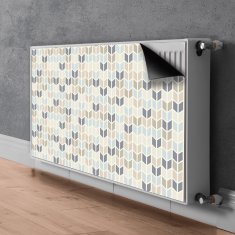 tulup.si Pokrov za radiator PVC Geometrijska tekstura 100x60 cm