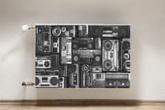 tulup.si radiatorska pokrov Old school boombox 90x60 cm