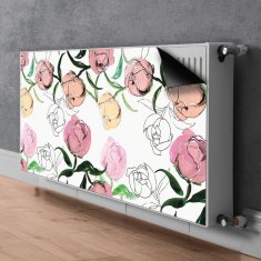 tulup.si Pokrov radiatorja Peonije 110x60 cm