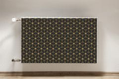 tulup.si Pokrov za radiator PVC Šesterokotniki 100x60 cm