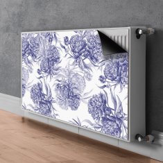 tulup.si Pokrov radiatorja Vijolični peoniji 100x60 cm