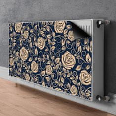 tulup.si Dekoracija za radiatorje Vintage zlate vrtnice 110x60 cm